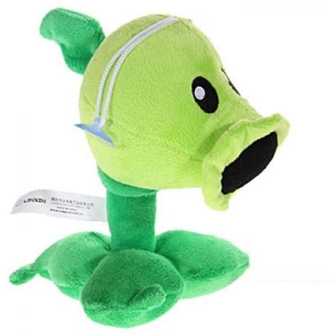 soft stuffed peashooter plush toy 17cm 6 7 tall small size spinning top toy plush toy