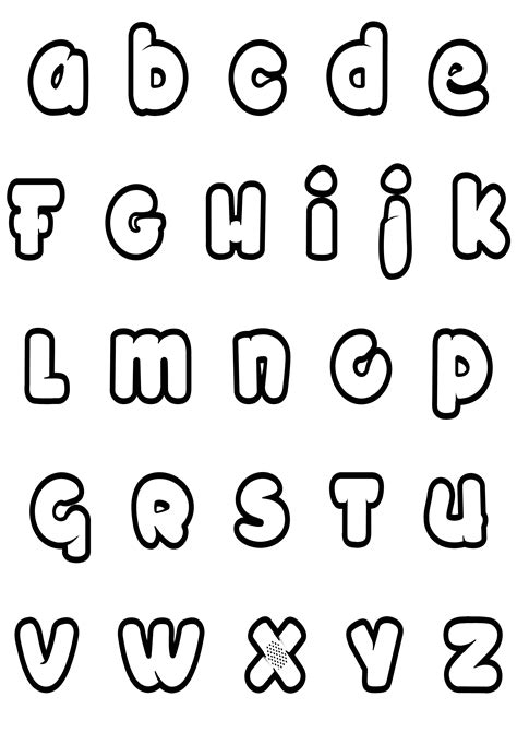 Coloring Abc Pages Alphabet Block Letters Letter Printable Blocks