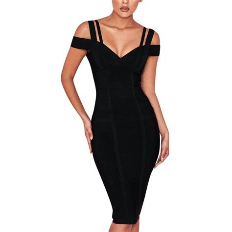 Black Dress With Straps And Sweetheart Neckline