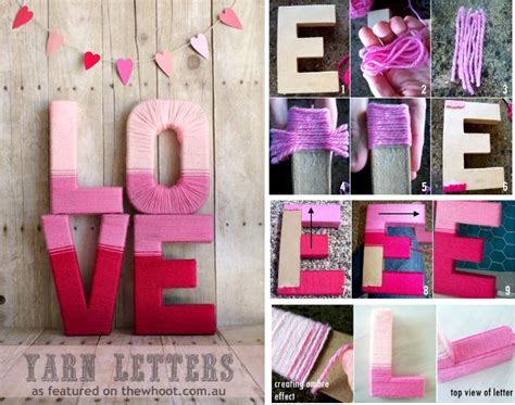 Learn How To Make Gorgeous Yarn Wrapped Letters The Whoot Yarn