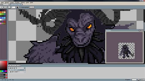 Baphomet Pixel Art Timelapse Youtube