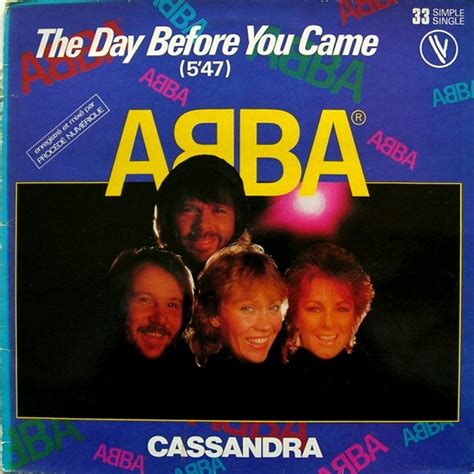 ABBA The Day Before You Came Vinyl Discogs