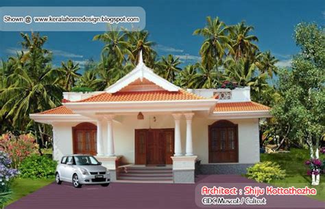 Acakadut Kerala Style Single Floor House Plan 1155 Sq Ft