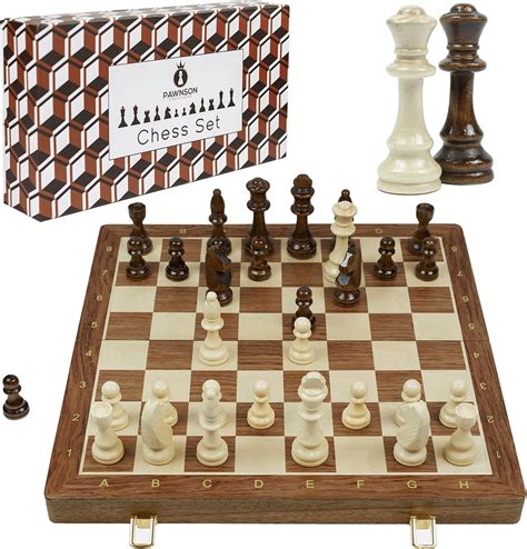 Buy Wooden Chess Set For Kids And Adults 18 Inch Staunton Chess Set
