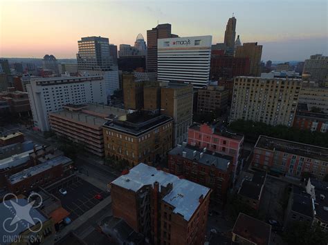 Drone shot of downtown Cincinnati that wasn't taken from ...