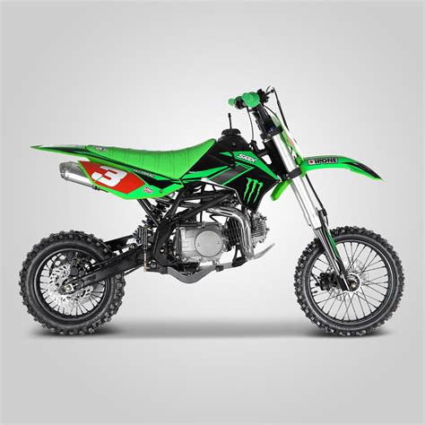 The engine is of the bike is wrapped around by a lightweight aluminum perimeter frame. Dirt Bike smx expert 125cc 12/14 Monster vert - smallmx ...