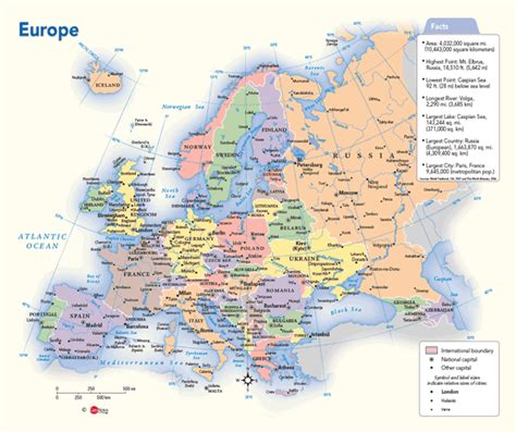 Europe Political Wall Map By Geonova