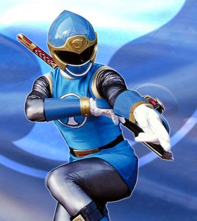Blue Ninja Ranger Power Rangers Ninja Storm Cosplay Prop Hurricane