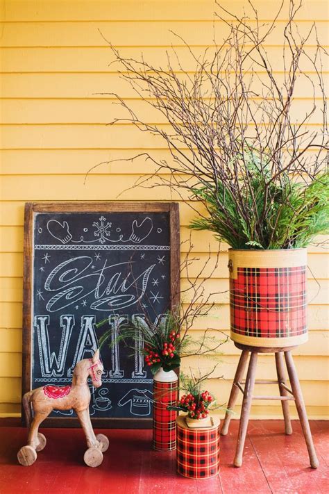 Vintage And Country Holiday Decor For A Front Porch