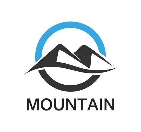 Minimalist Landscape Mountain Logo Design Inspirations Free Vector