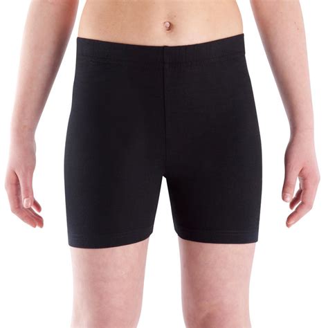 Girls Gym Shorts 100 Black