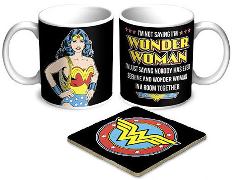 Wonder Woman Mug And Coaster Set Real Groovy