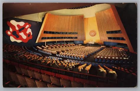 United Nations General Assembly Hall Un Headquarters Manhattan New York