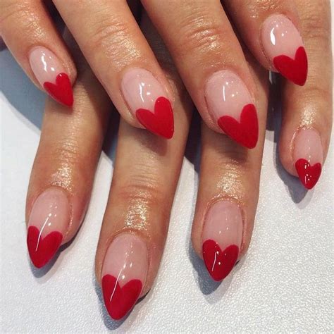 12 Super Cute Diy Valentines Day Nail Designs Ecemella Heart Nail