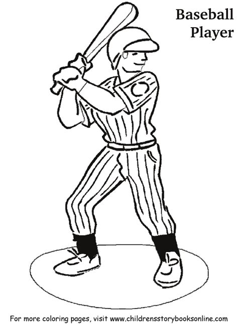 Baseball Coloring Pages For Kids Printable Baseball Coloring Pages
