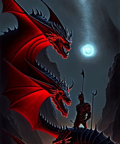 Borys The Dragon Of Tyr From The Land Of Athas Dark Stable Diffusion