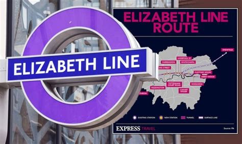 Elizabeth Line Route Map Every Stop On The Elizabeth Line When Will