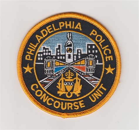 Philadelphia Police Transit Unit Transit Police Patch