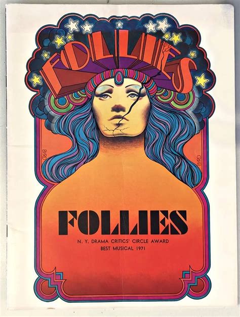 Stunning Follies Broadway Poster