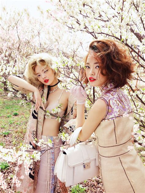 Han Kyung Hyun And Seon Hwang In Blossom Breeze For Vogue Korea May 2015 — Anne Of Carversville