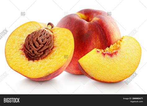 Group Ripe Whole Peach Image And Photo Free Trial Bigstock