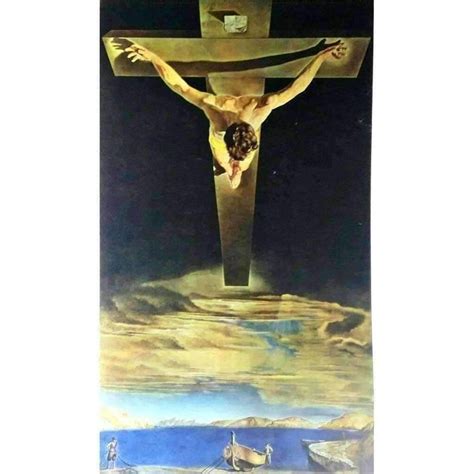 Salvador Dalí Cristo De San Juan De La Cruz 1951 Litografía Etsy