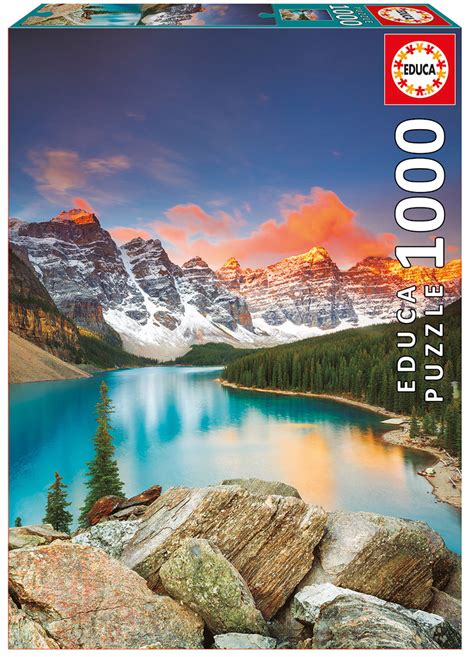 Moraine Lake Banff 1000 Pieces Educa Puzzle Warehouse