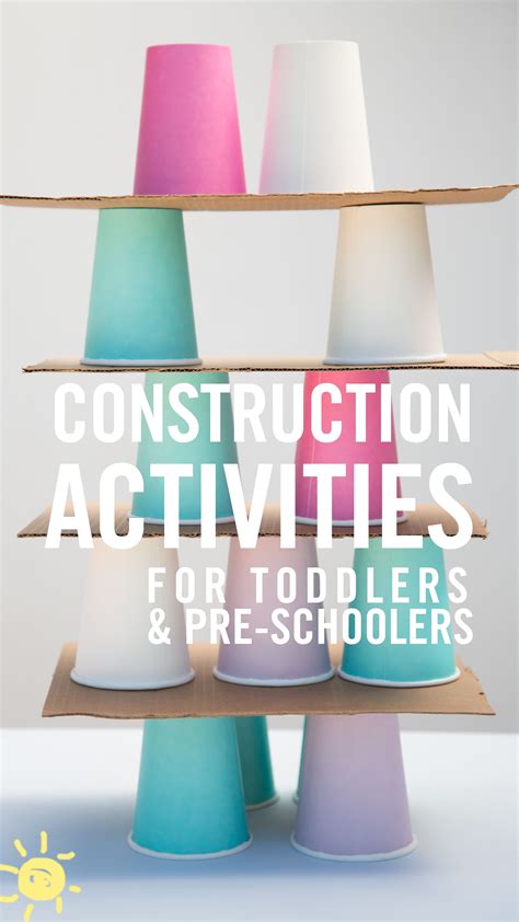 3 Construction-Themed Activities | Preschool construction, Construction activities, Construction 