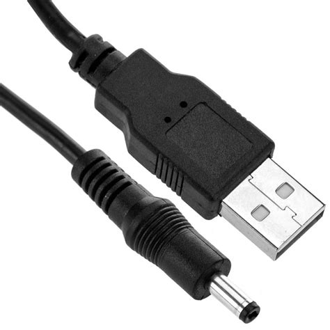 Universal Usb Dc Power Cable 35 Mm Inverted Polarity Cablematic