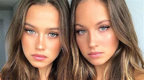they might look like identical twins but olivia and isabelle mathers are actually sisters aged