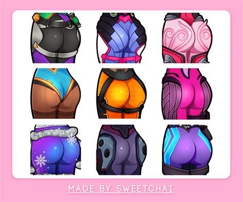 Big Booty Pack 9 Overwatch Booty Emotes - Etsy Australia