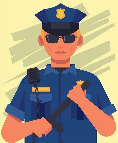 Police Cartoon Photo