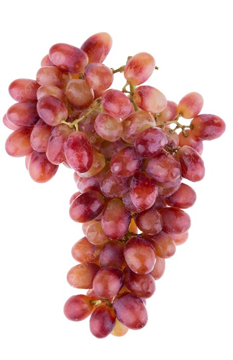Red Grape Cluster Ripe Natural Vegetarian Png Transparent Image And