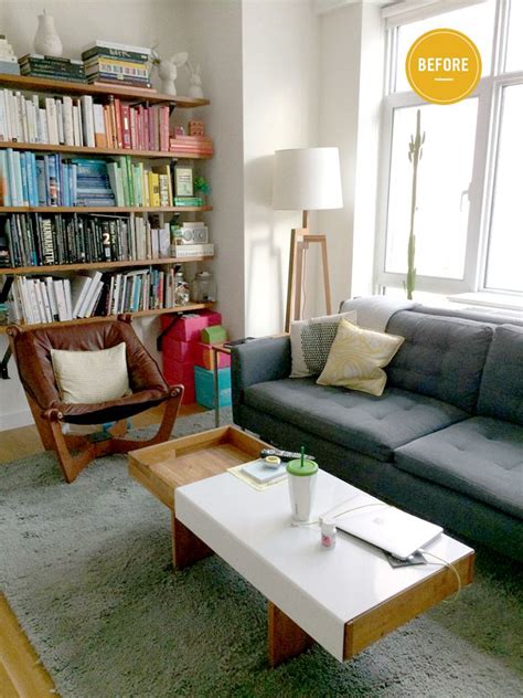 My west elm couch is so perfect, i don't want to sit on anything else. Brooklyn Bride's Vané Broussard gives her living room an ...