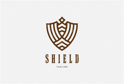 Premium Vector Vintage Shield Logo Old Style Shield Logo Design
