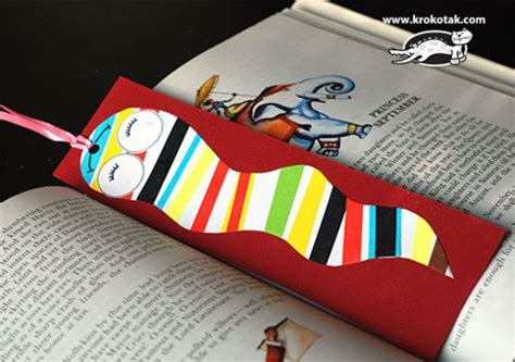 6 bookworm bookmark bookmark craft bookworm crafts book worms