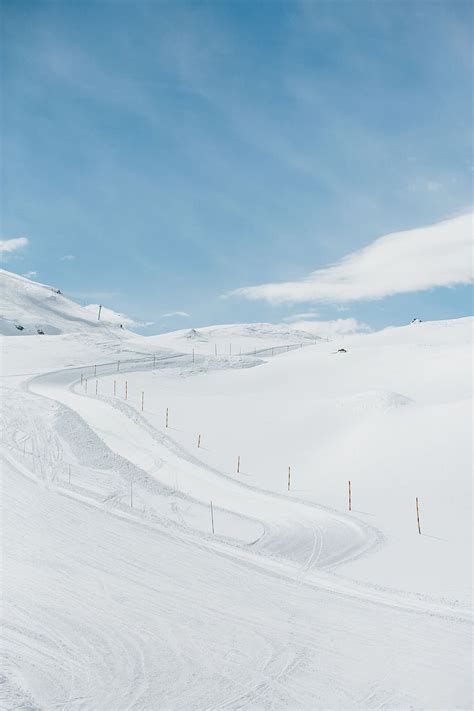 Free Download Hd Wallpaper Snowfield Under Clear Blue Sky Winter