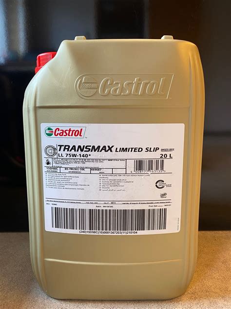 Castrol Transmax Limited Slip 85W 90 20L Balsuar