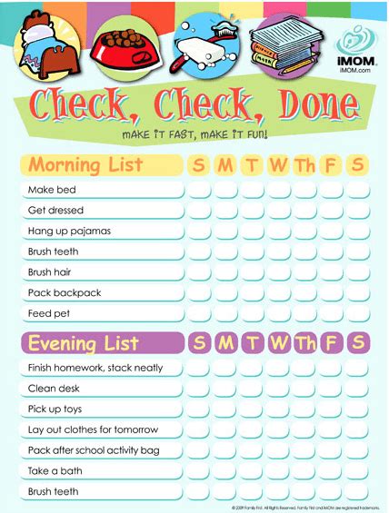 20 Best Chore Charts For Kids Kids Activities Images And Photos Finder