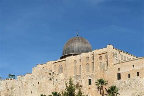 Al Aqsa Mosque Jerusalem Israel Mosque Religion Building Exterior