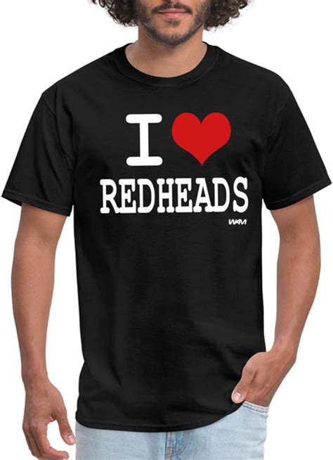I Love Redheads Men S T Shirt By Spreadshirt Amazon Ca Clothing And Accessories