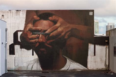 Axel Void “knife” New Mural Miami Usa Streetartnews