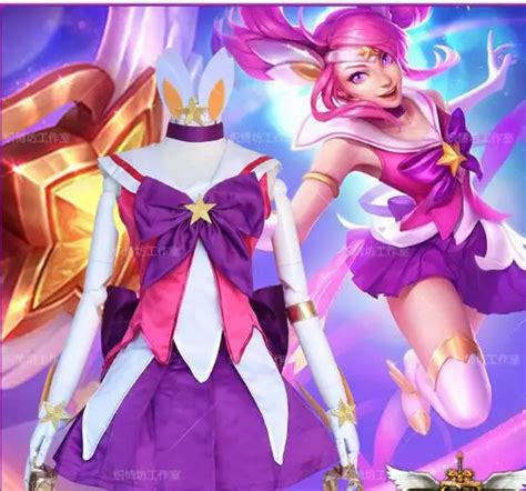 Lol Game Cosplay Costumes Lux Skirt Anime The Lady Of Luminosity Cos Costume On