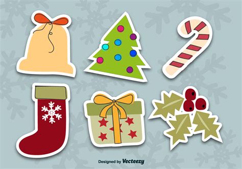 Christmas Sticker Clip Art