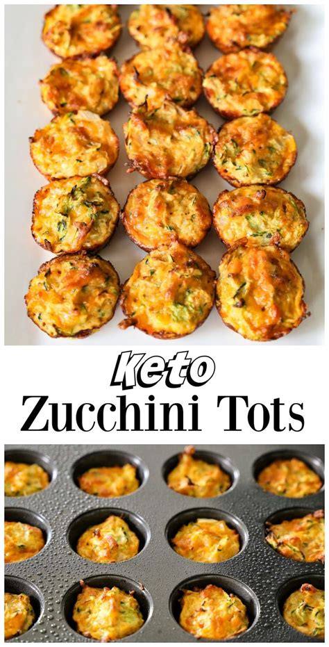 The zucchini flavor is completely masked by cheddar cheese and a little egg in the batter. These simple keto Zucchini Tots make a great low-carb ...