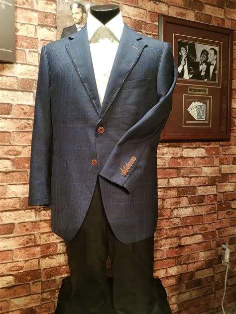 Blue Check Sport Jacket Bucco Couture Custom Clothing Of Distinction