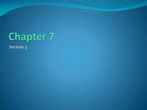 Ppt Chapter 7 Powerpoint Presentation Free Download Id1954945