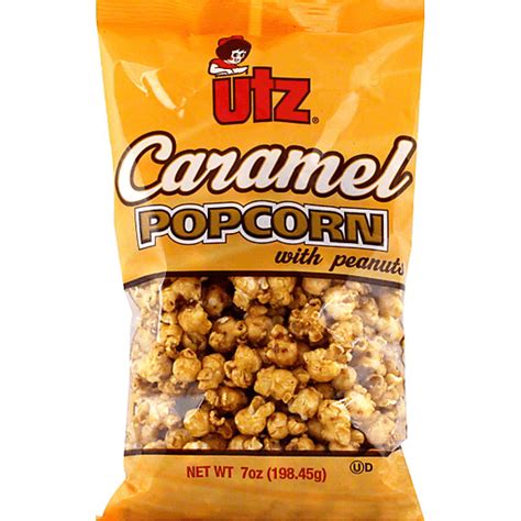 Utz Caramel Popcorn With Peanuts Popcorn Fishers Foods