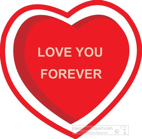 Valentines Day Clipart Two Heart Love You Forever Clipart Classroom
