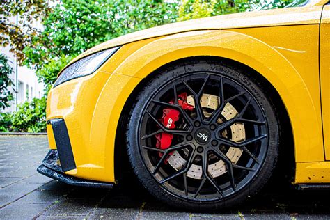 Audi Tt Rs 8s Yellow Wheelforce Sl1 Ff Wheel Front